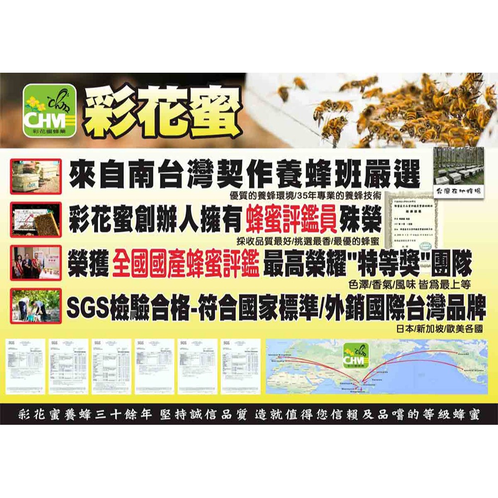 彩花蜜 台灣原淬蜂蜜700g*2【贈】kinyo 自動磁力攪拌杯MMC-103*1-細節圖5