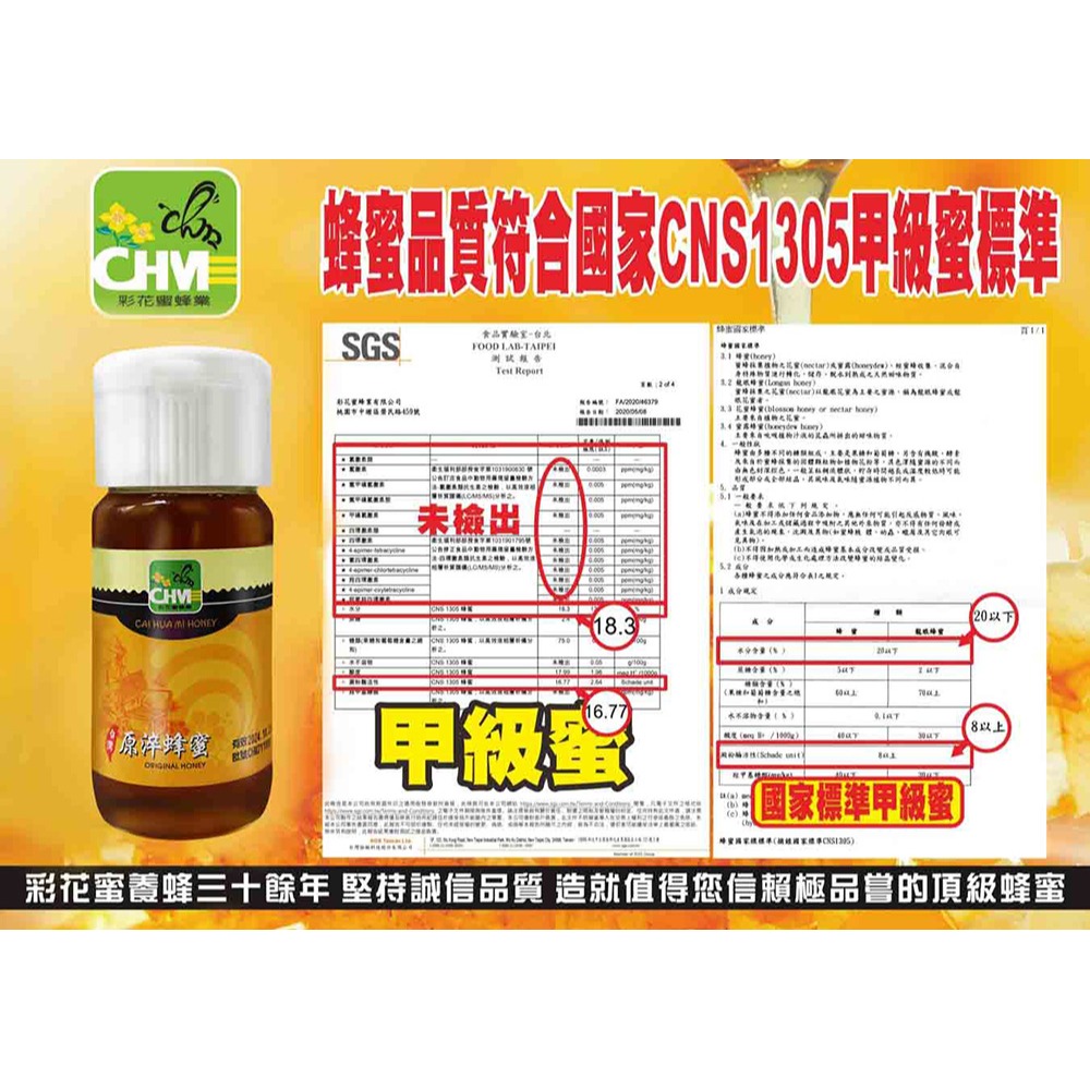 彩花蜜 台灣原淬蜂蜜700g*2【贈】kinyo 自動磁力攪拌杯MMC-103*1-細節圖7