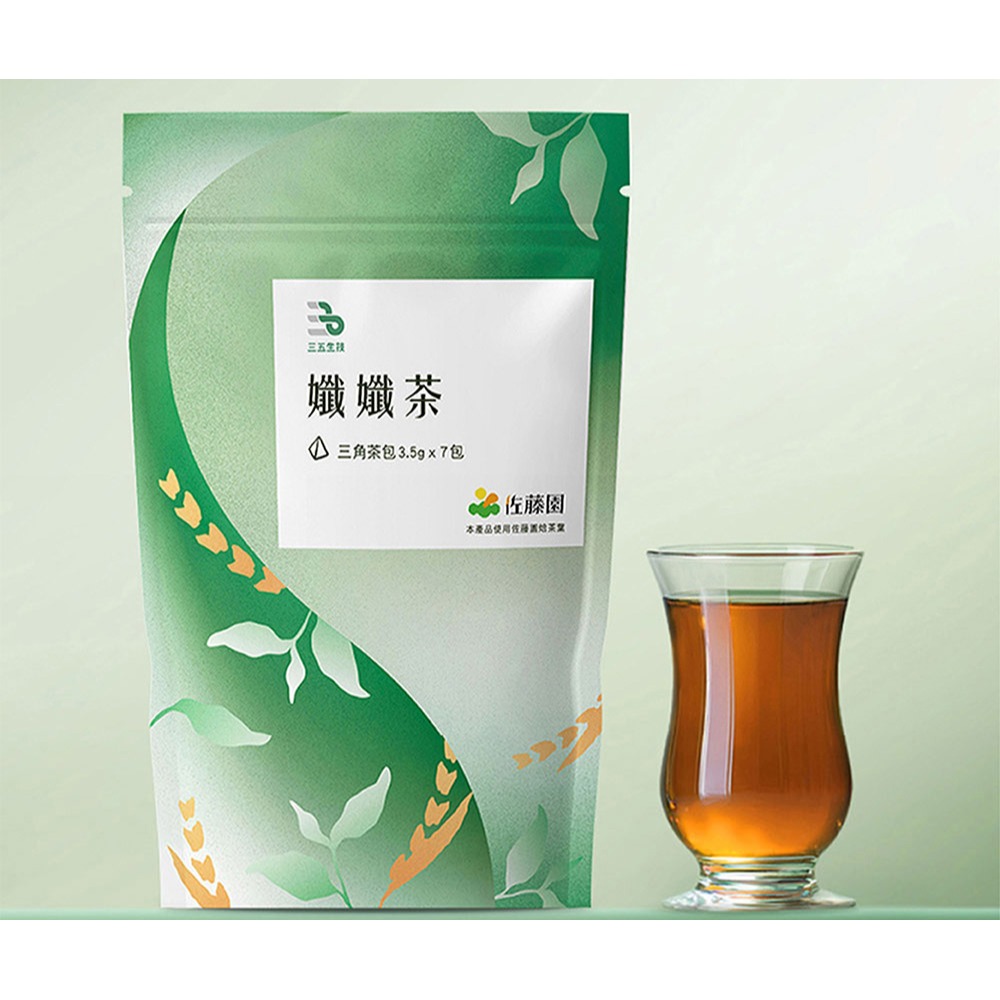三五生技 孅孅茶3.5gx7包*1【贈】sunVenus美型酵素錠 500mg*20錠*1-細節圖2