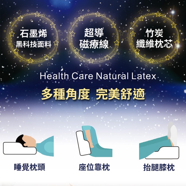 東龍石墨烯多功能枕TL-2260*1【贈】GABRIEL 草間眠森DEEP SLEEP 舒眠噴霧50ml*1-細節圖3