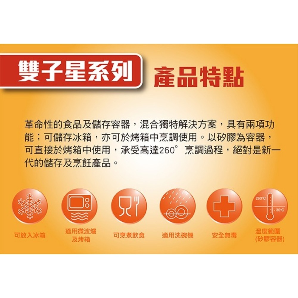 闔樂泰 酷鮮雙子星微烤保鮮盒520ml*1【贈】梅歐媽媽 洗衣機槽清潔錠10入*1-細節圖6
