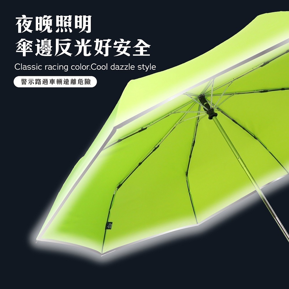 雨之情 極致快乾反光自動傘*1 (顏色任選)【贈】舒妃自然匯InNature 乾洗髮粉霧25g*1-細節圖5