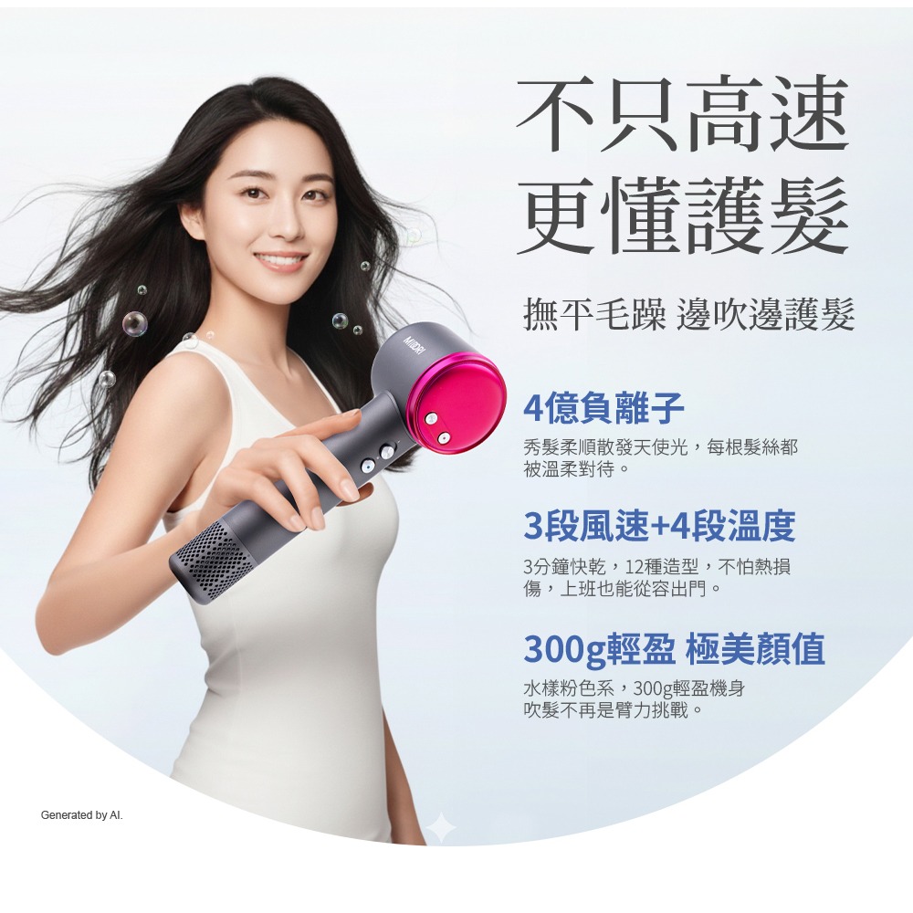 Maria Von 泌．人蔘菁泌養髮賦活噴霧*1【贈】MIDORI美多莉 負離子水漾高速吹風機 MDR-141 灰色*1-細節圖10