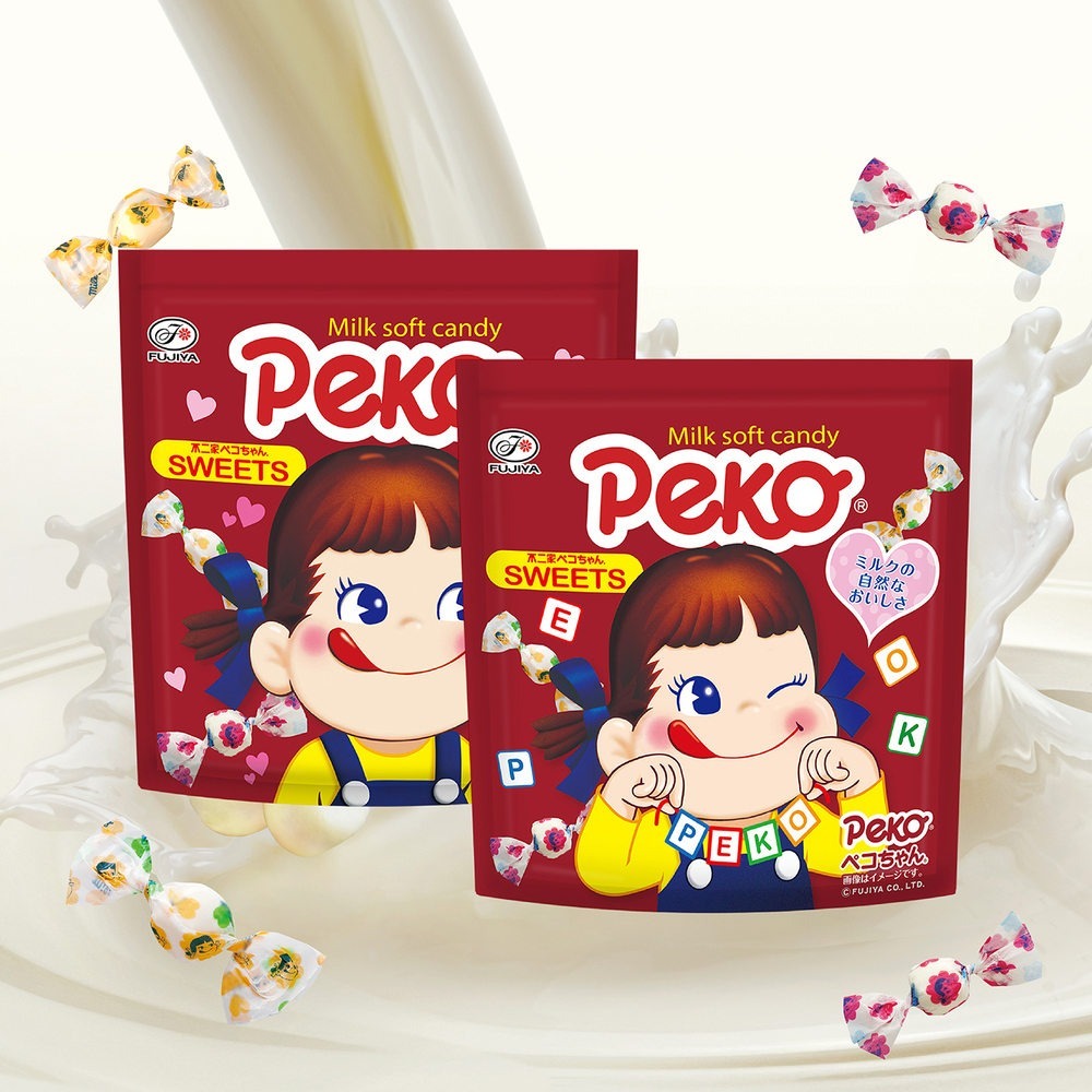 不二家 Peko牛奶糖 520g*1 效期2026.11.4【贈】Glico 格力高 Pocky百奇*1 (口味任選)-細節圖3