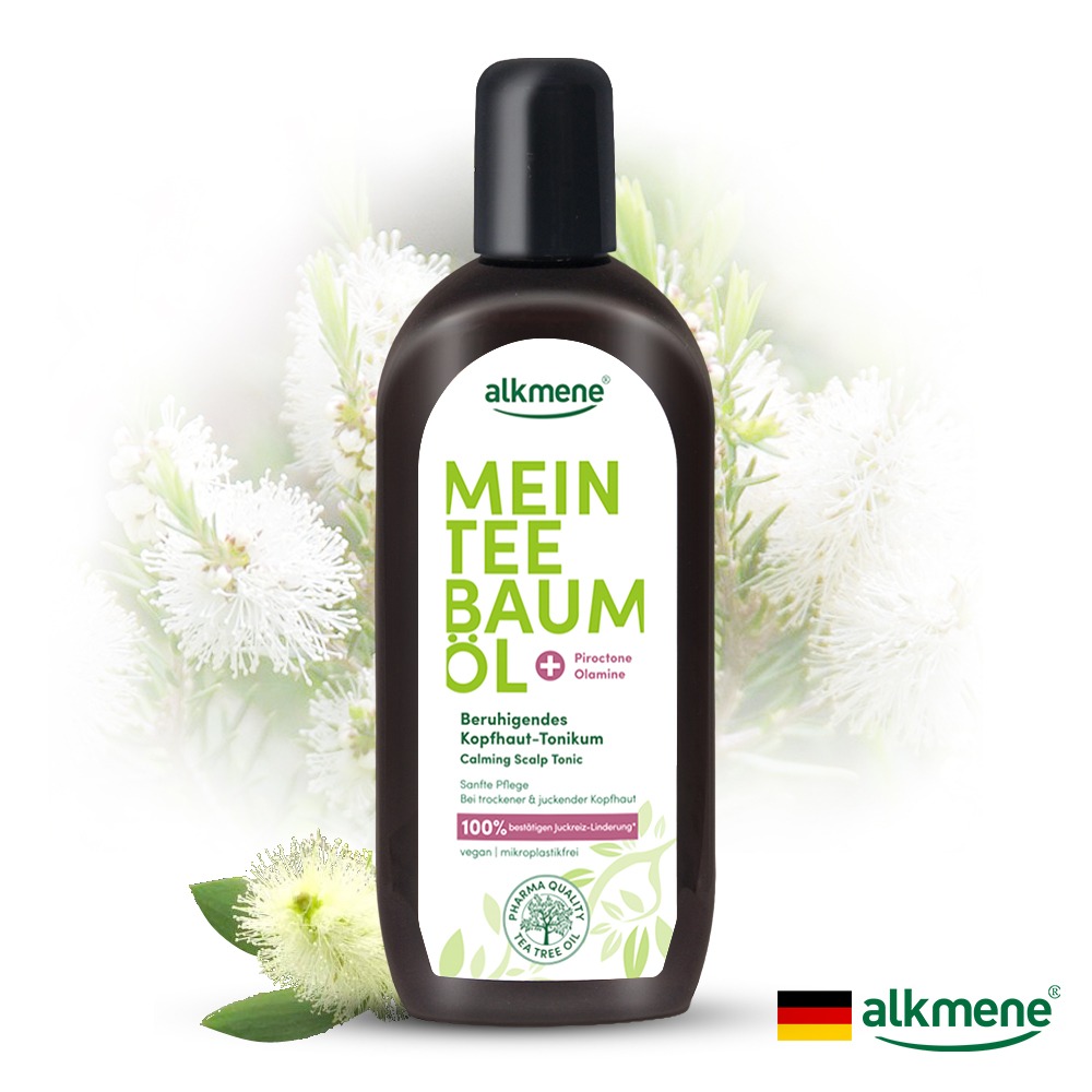 德國alkmene歐珂蔓 我的茶樹精油頭皮調理水 250ml*1【贈】舒妃自然匯 綠咖啡強韌防斷落洗髮精300ml*1-細節圖2