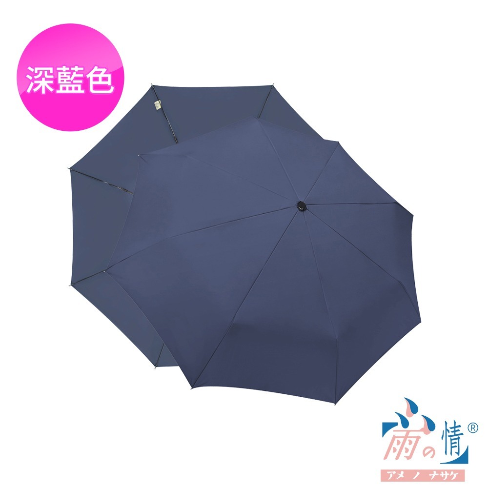 雨之情 分節推推彩膠自動傘*1 (顏色任選)【贈】HSAE 漂浮專利香氛豆130g*2 (暮光森林/沁藍海洋 各1)-規格圖11
