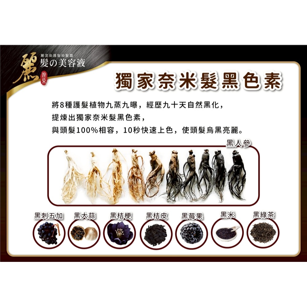 麗渲染 護髮染髮霜 黑色50ml+50ml*1效期2027.1.11【贈】babaria 洋蔥抗氧化護髮膜400ml*1-細節圖3