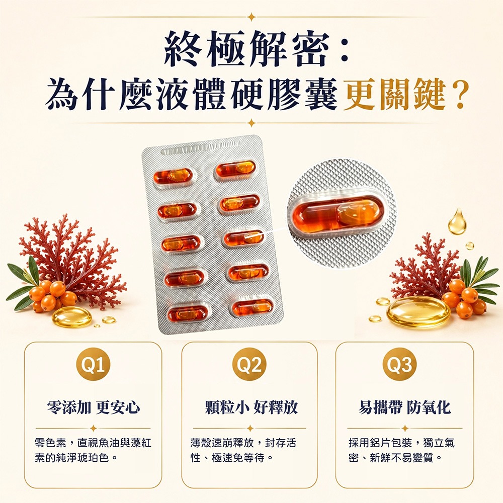 MEDFine 黃金三效液體膠囊401mgx30顆*1-細節圖6