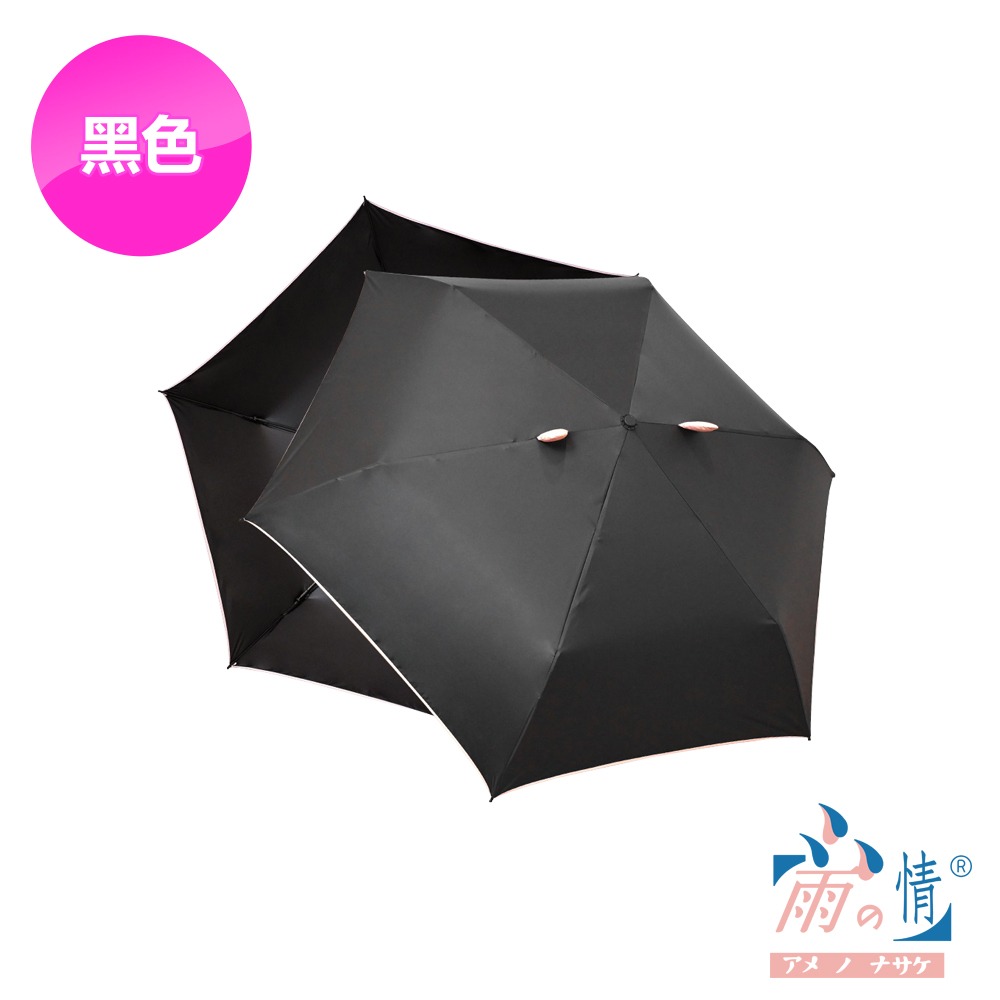 雨之情 防曬輕收貓耳自動傘*1 (黃色/黑色 任選)【贈】HSAE 艾淨除穢濃縮洗衣球 34顆*2-規格圖11