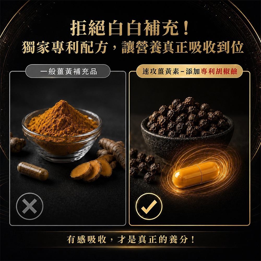 MEDFine 薑皇藏紅花速功膠囊360mgx30顆*1【贈】三五生技 維他命C570mg±5%x30顆*1-細節圖6