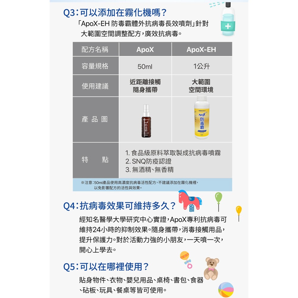 遠東 ApoX防毒霸體外長效噴劑50ml*1【贈】MIDAS 6in1植萃酵素洗衣球 40顆/包*1-細節圖9