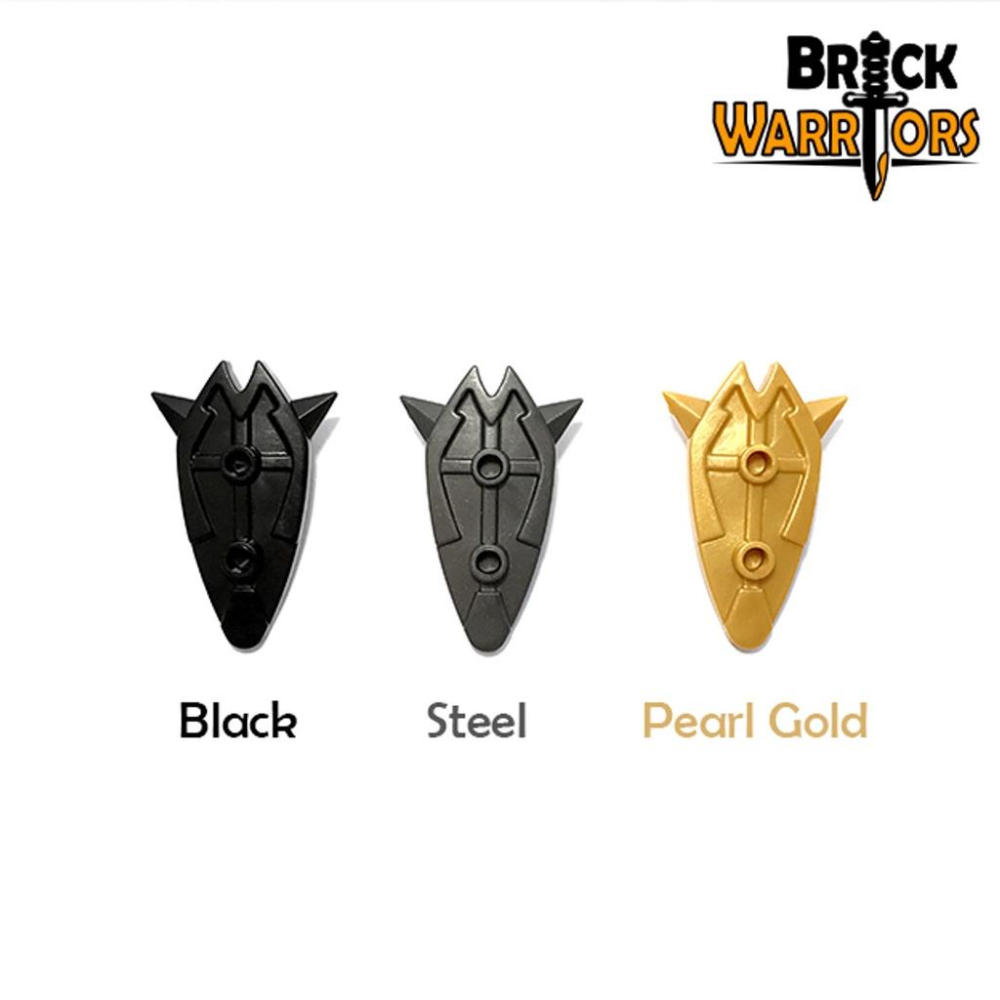 【金磚屋】BW0155 GoldBricks金磚屋 第三方 MOC 配件 盾牌 銀色 Tower Shield-細節圖2