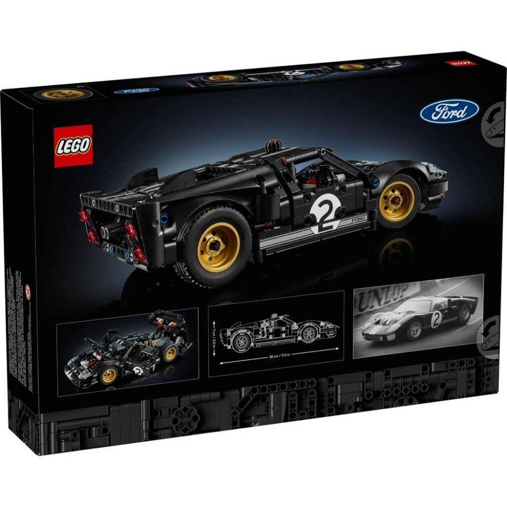 【金磚屋】 LEGO 樂高 42223 1966 Ford GT40 MKII 賽車-細節圖2
