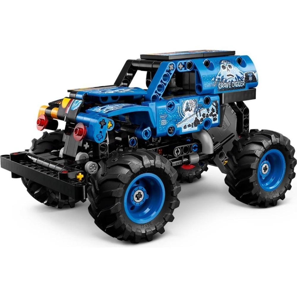 【金磚屋】 LEGO 樂高 42219 Monster Jam Grave Digger 火與冰-細節圖3