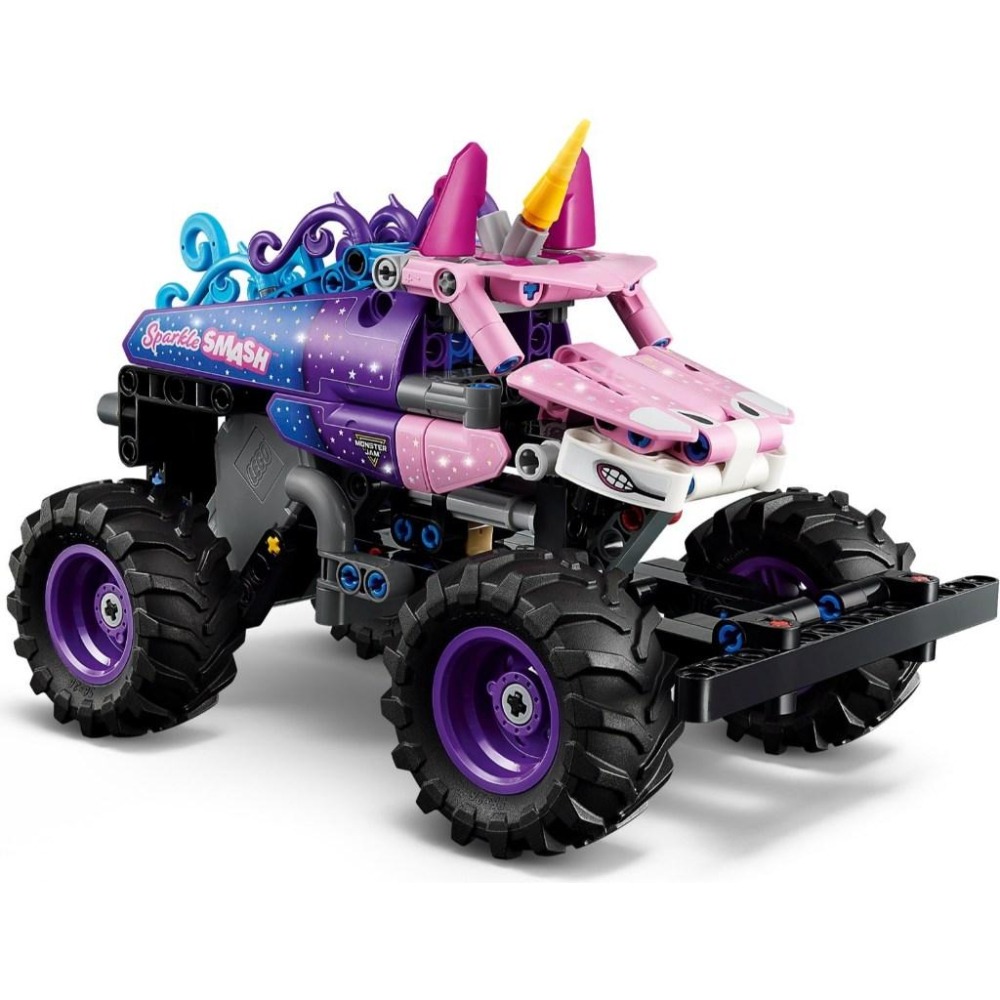 【金磚屋】 LEGO 樂高 42220 Monster Jam Sparkle Smash 迴力車-細節圖3