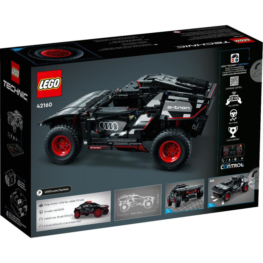 【金磚屋】 LEGO 樂高 42160 Audi RS Q e-tron-細節圖2