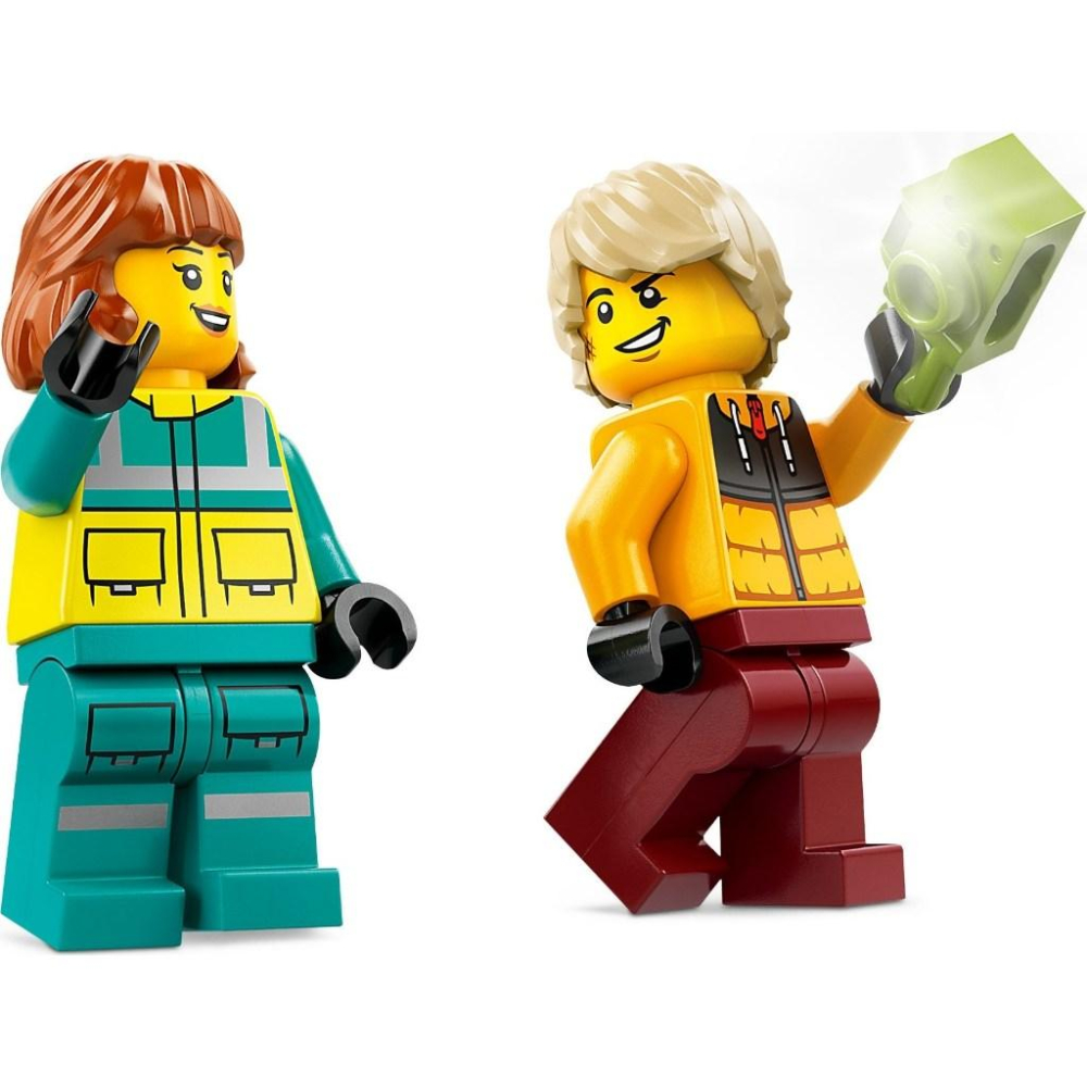 【金磚屋】 LEGO 樂高 60403 緊急救護車和單板滑雪者-細節圖3