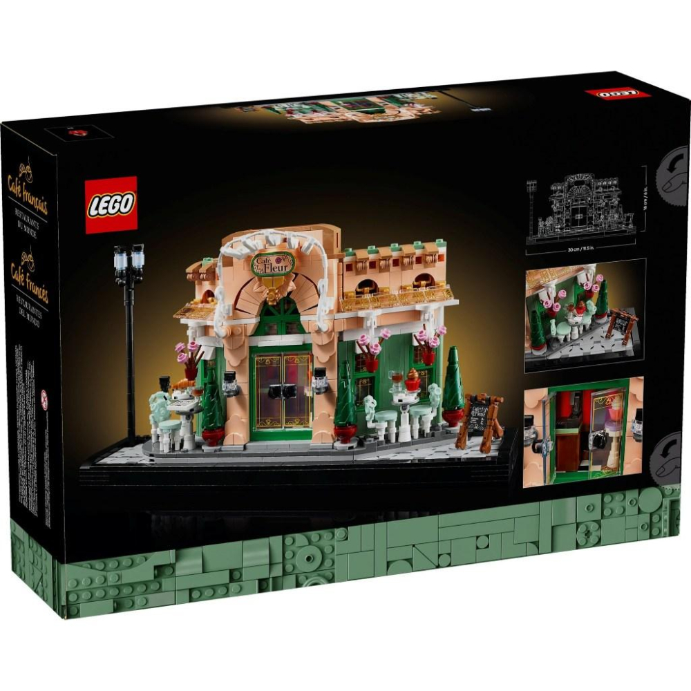 【金磚屋】 LEGO 樂高 10362 法國咖啡館-細節圖2