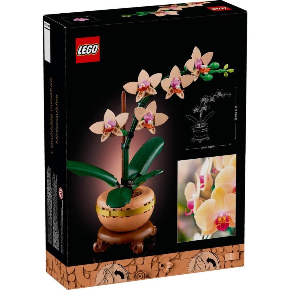 【金磚屋】 LEGO 樂高 10343 迷你蘭花-細節圖2