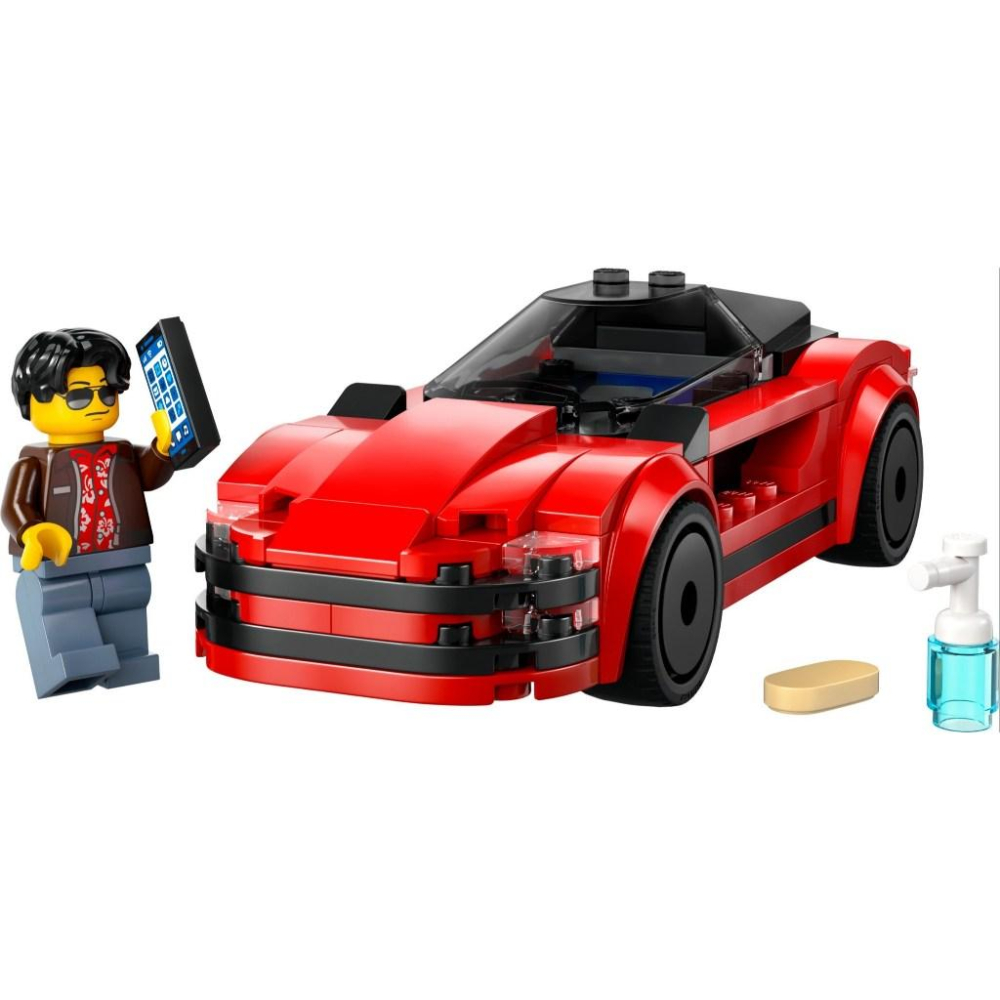 【金磚屋】 LEGO 樂高 60448 紅色跑車-細節圖3