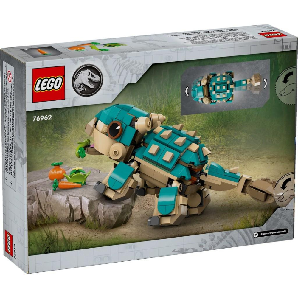 【金磚屋】 LEGO 樂高 76962 Baby Bumpy: Ankylosaurus-細節圖2