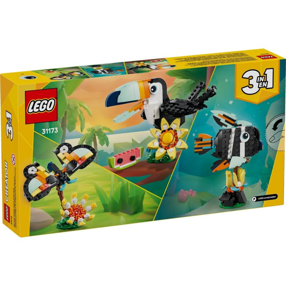 【金磚屋】 LEGO 樂高 31173 野生動物：熱帶巨嘴鳥-細節圖2