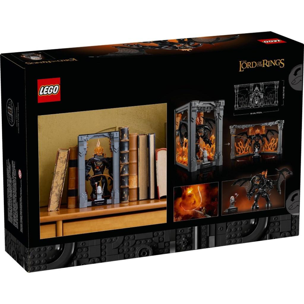 【金磚屋】 LEGO 樂高 10367 The Lord of the Rings: Balrog Book Nook-細節圖2