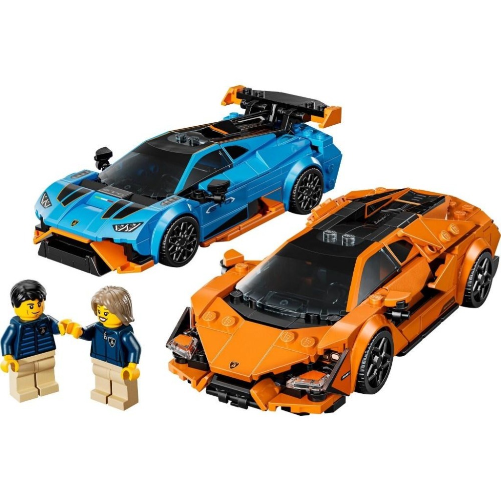 【金磚屋】 LEGO 樂高 77238 Lamborghini Revuelto 和 Huracán STO-細節圖3