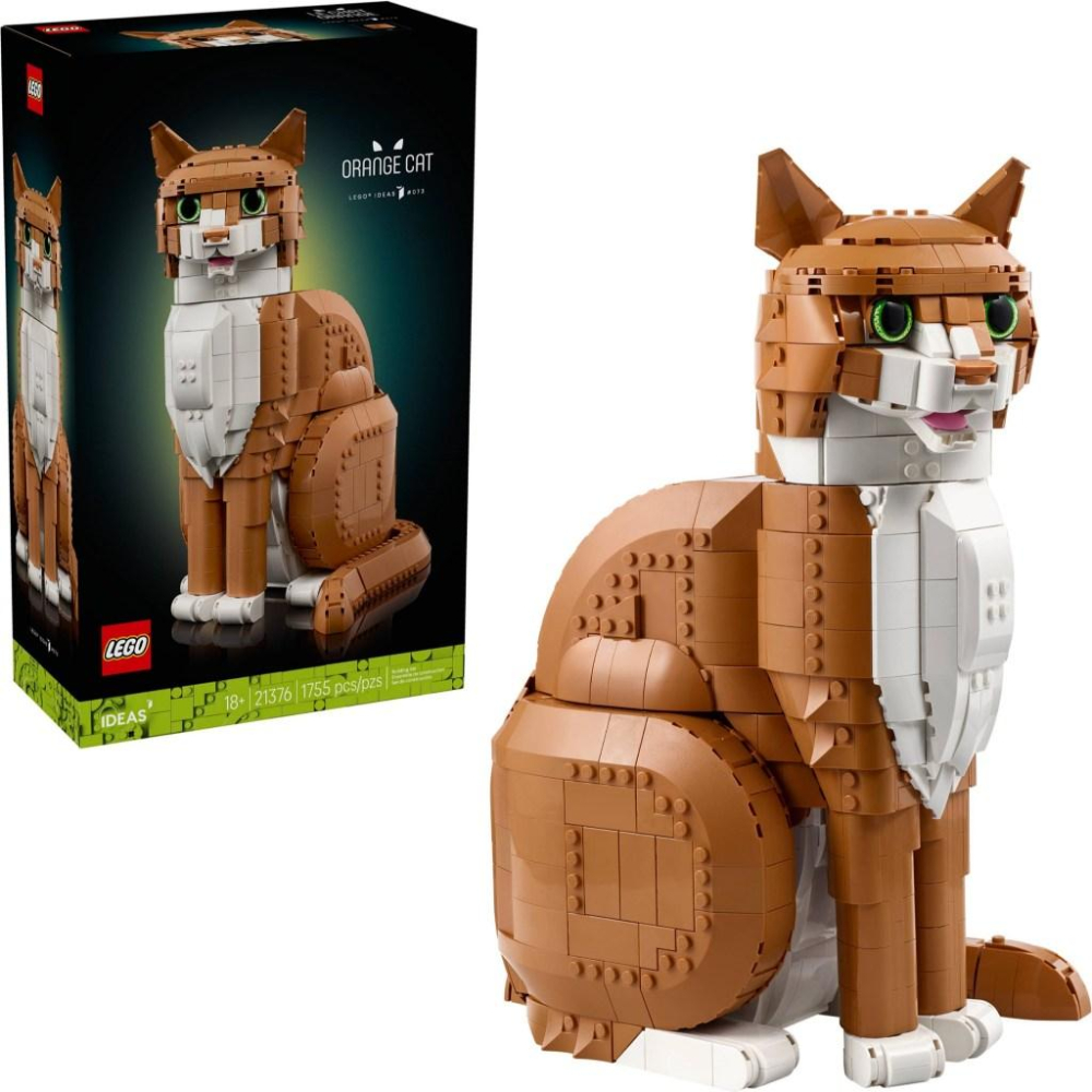 【金磚屋】 LEGO 樂高 21376 Orange Cat-細節圖3
