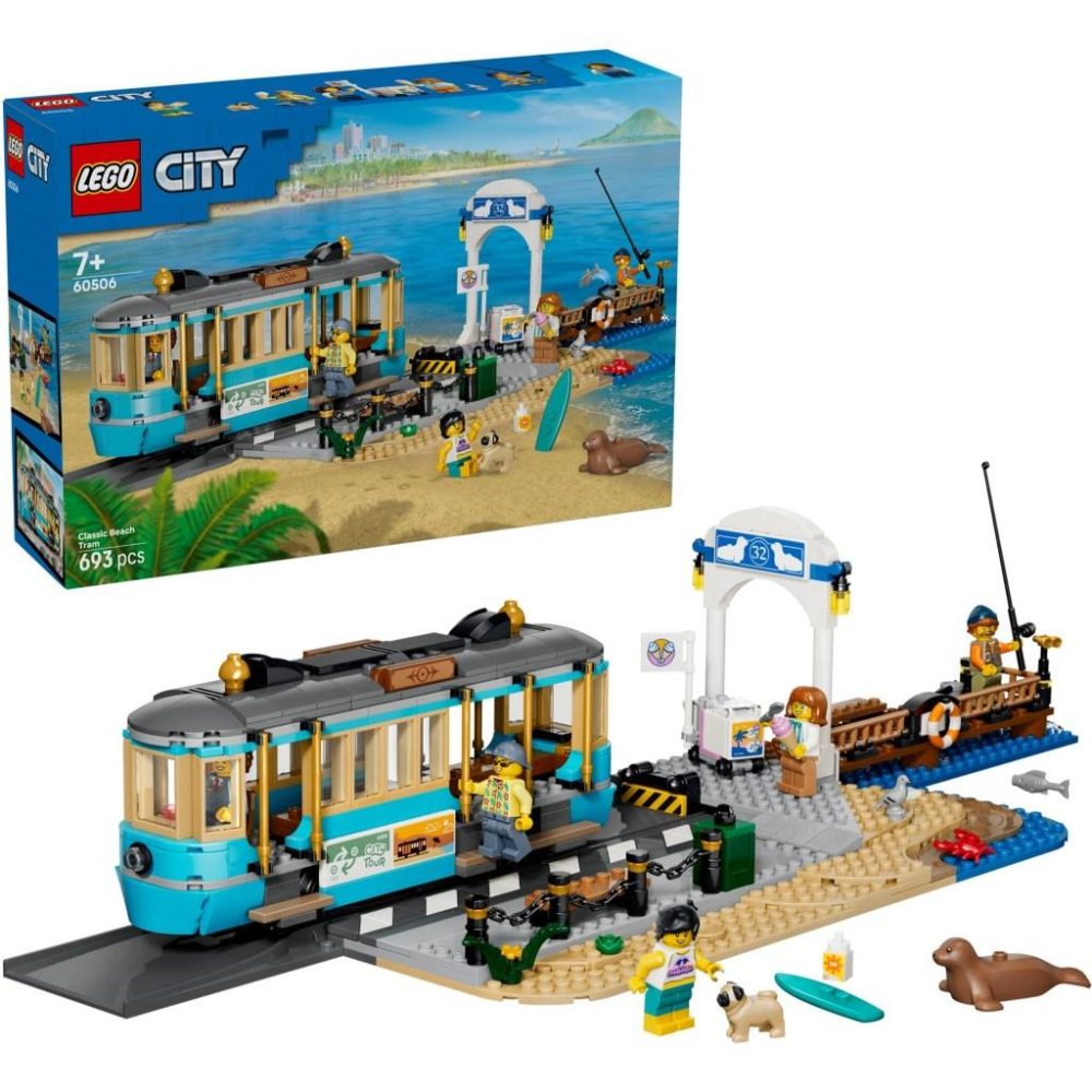 【金磚屋】 LEGO 樂高 60506 Classic Beach Streetcar-細節圖3