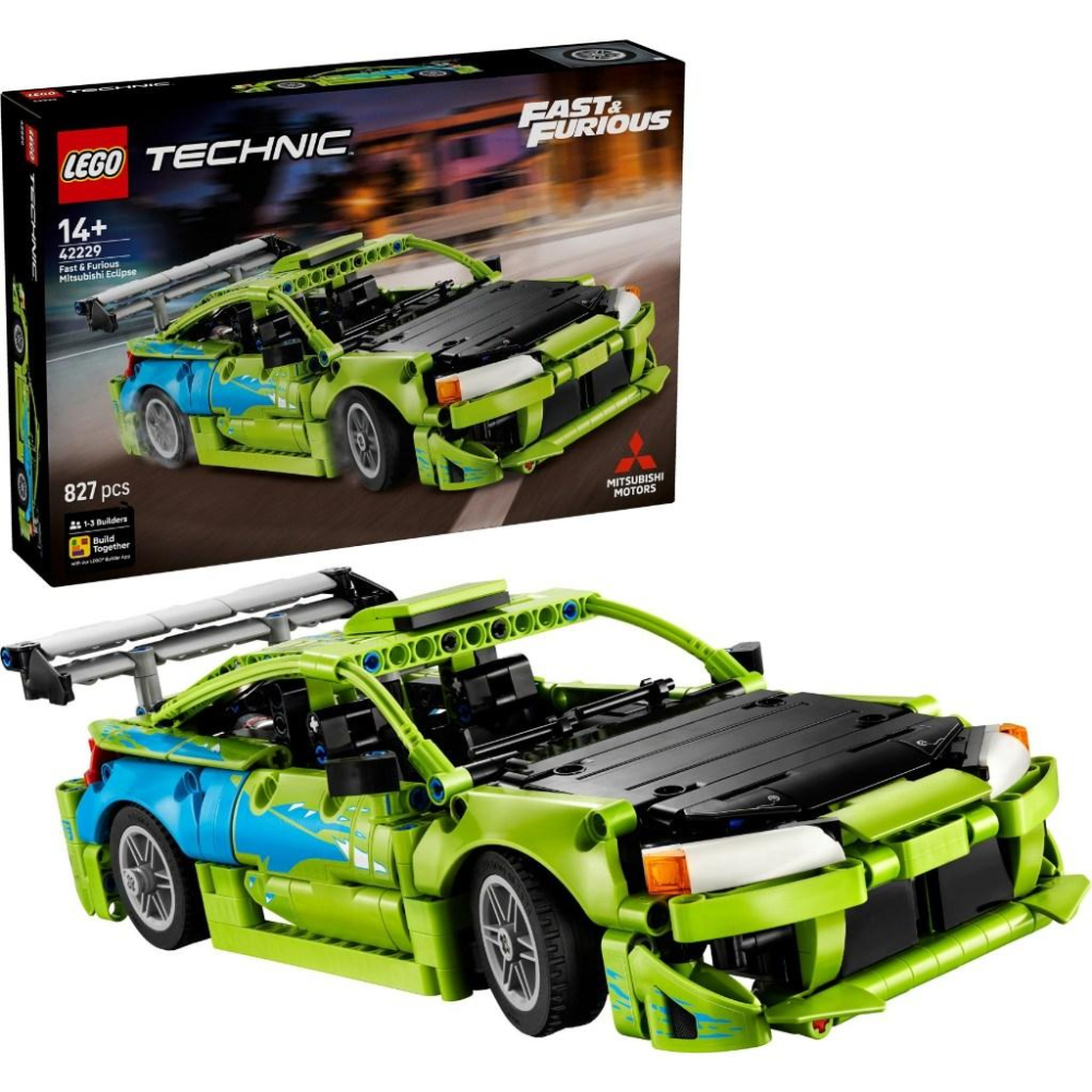 【金磚屋】 LEGO 樂高 42229 Fast and Furious Mitsubishi Eclipse Car-細節圖3