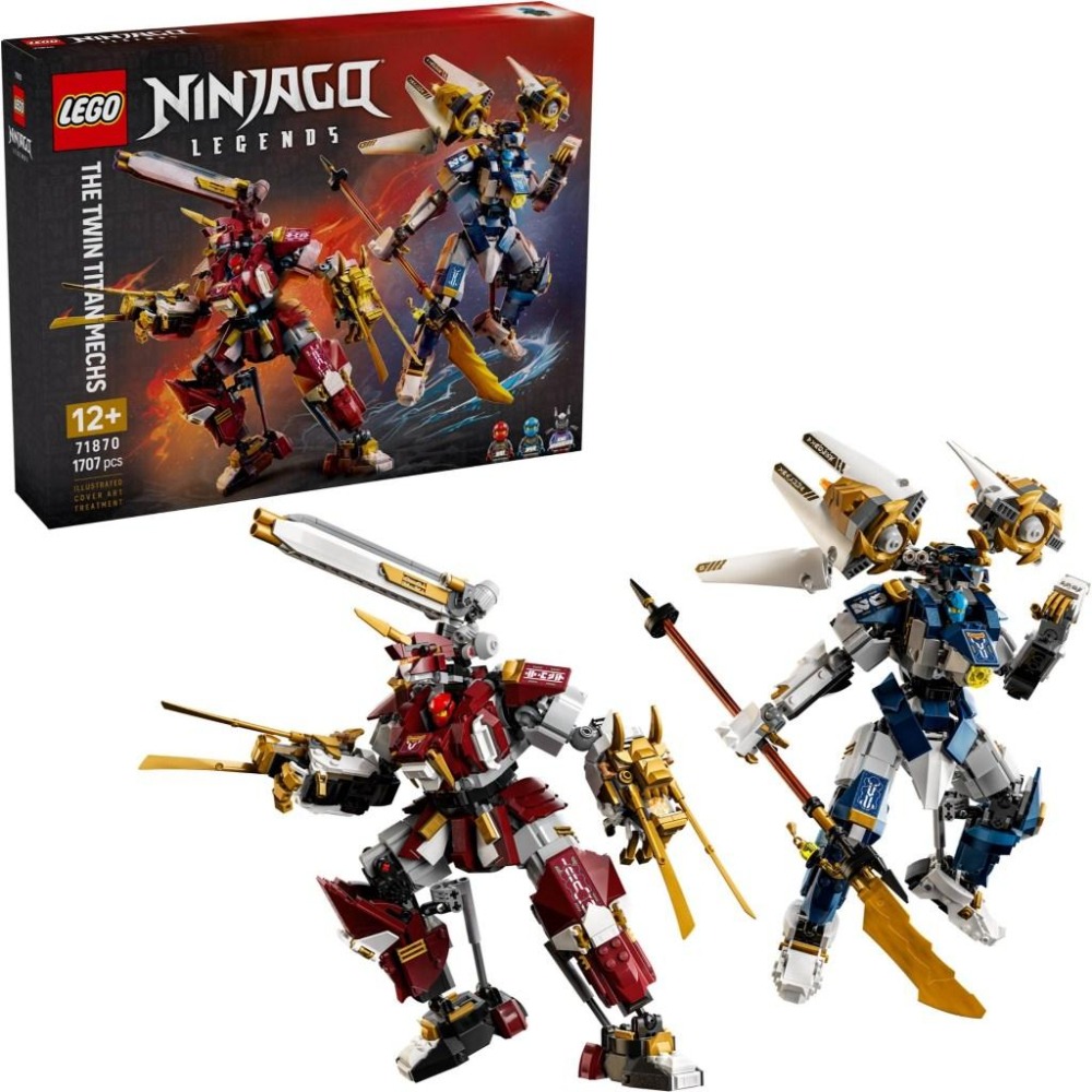 【金磚屋】 LEGO 樂高 71870 The Twin Titan Mechs-細節圖2