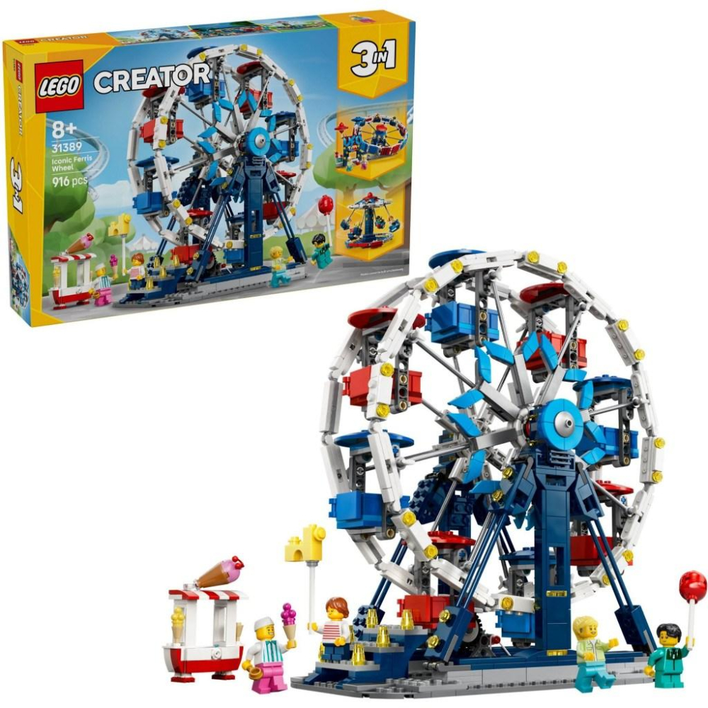 【金磚屋】 LEGO 樂高 31389 Iconic Ferris Wheel-細節圖3
