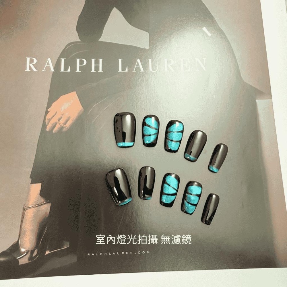 暮蝶美甲 手工穿戴甲 美甲片 指甲片 台灣出貨 純手工 手繪 附盒 工具包 強黏果凍膠 短梯 日常 顯白-細節圖3