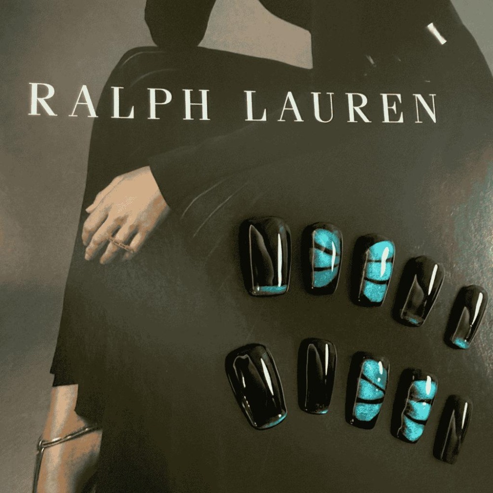 暮蝶美甲 手工穿戴甲 美甲片 指甲片 台灣出貨 純手工 手繪 附盒 工具包 強黏果凍膠 短梯 日常 顯白-細節圖5