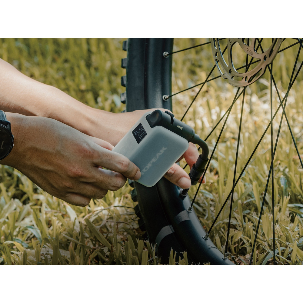 TOPEAK E-BOOSTER DIGITAL 全方位電子打氣機 美式法式兩用聰明嘴 TDP-E01-細節圖5