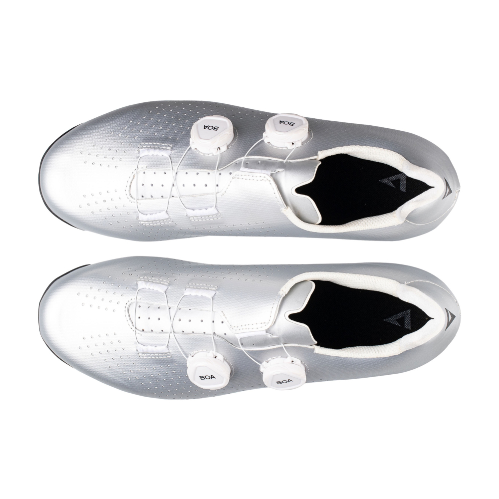 GIANT 捷安特 STARLIGHT CF 寬楦碳纖底雙旋鈕車鞋 自行車鞋 白色 黑色 銀色-細節圖9