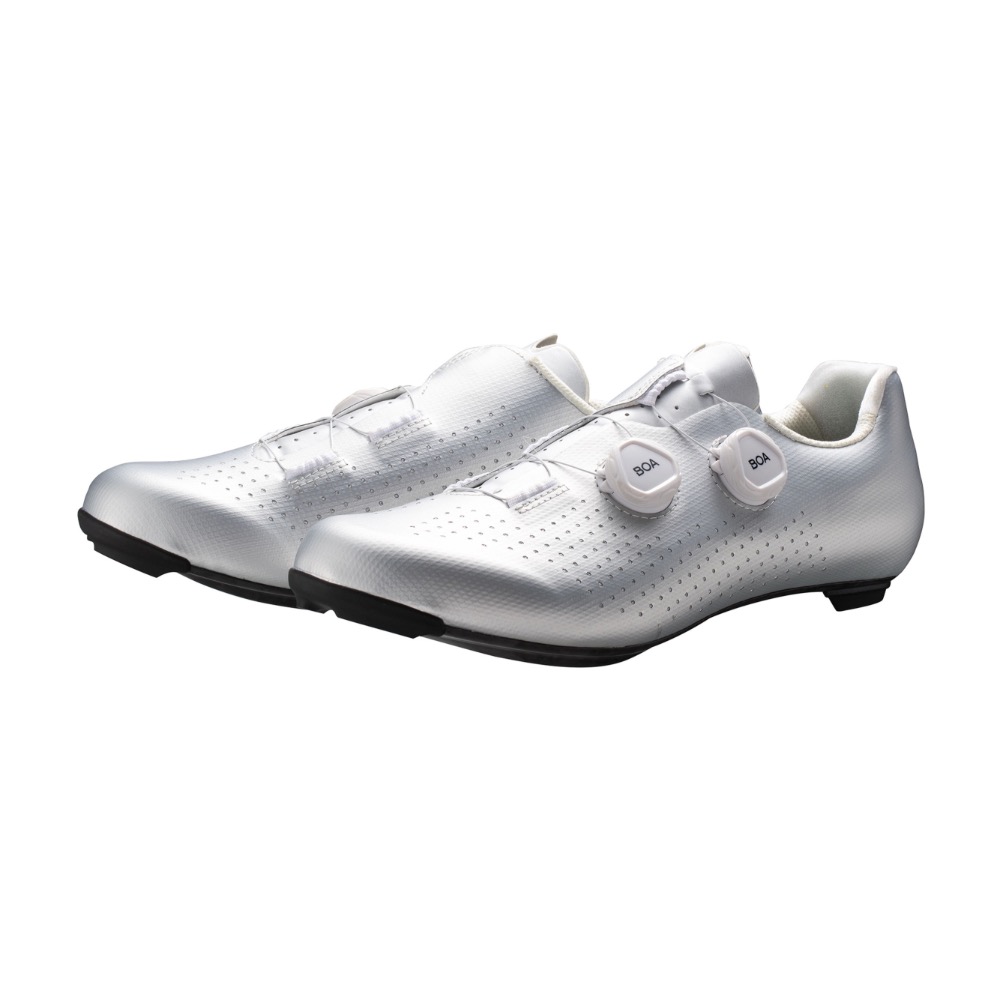 GIANT 捷安特 STARLIGHT CF 寬楦碳纖底雙旋鈕車鞋 自行車鞋 白色 黑色 銀色-規格圖10