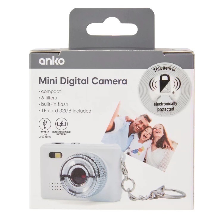澳洲代購 ANKO ｍini Digital Camera 迷你小相機 吊飾 拍照錄影 附記憶卡 數據線 鑰匙圈-細節圖4