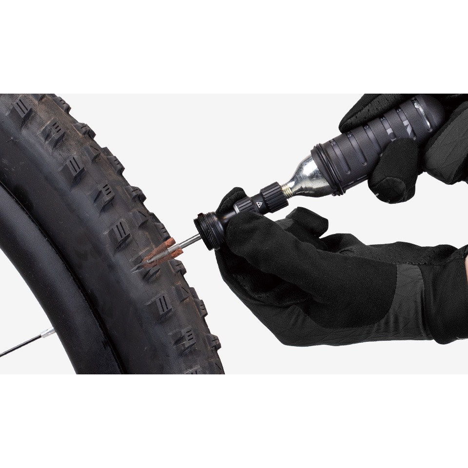TOPEAK NANO AIRBOOSTER 16g 氣嘴 氣瓶和防凍套 美式法式氣嘴 鋁合金 TNAB-16-細節圖2