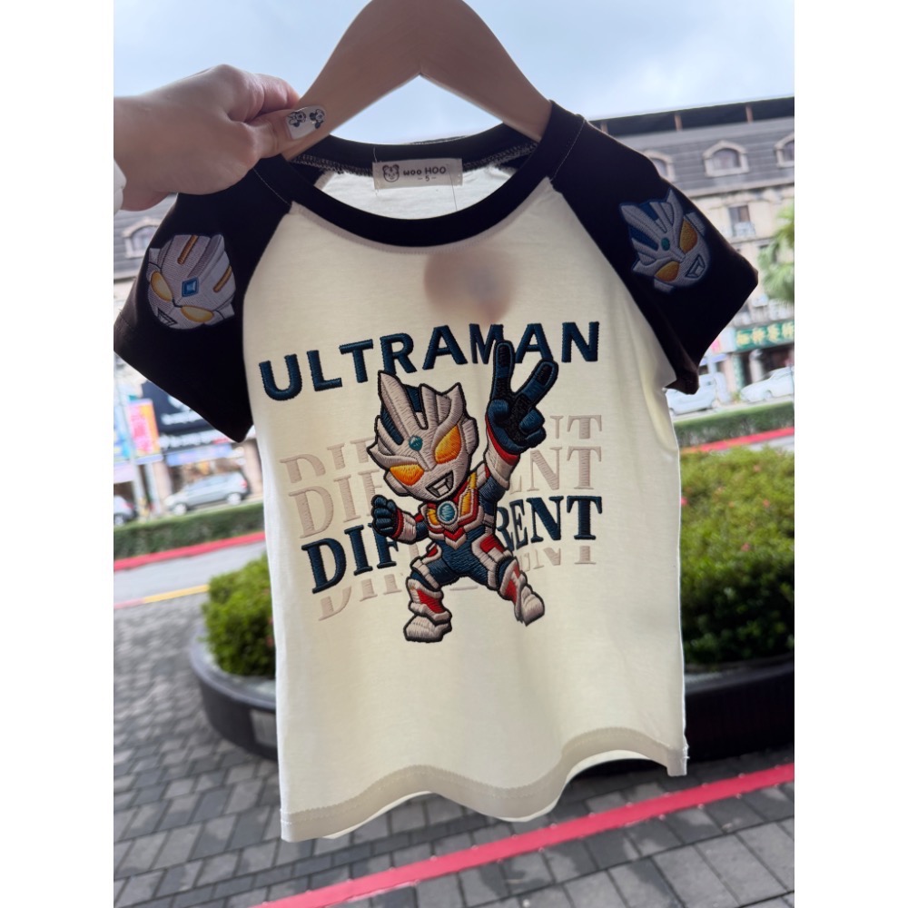 【奶油小熊童裝🧸】現貨｜台灣製 夏季短袖奧特曼上衣 尺碼5-19-規格圖2