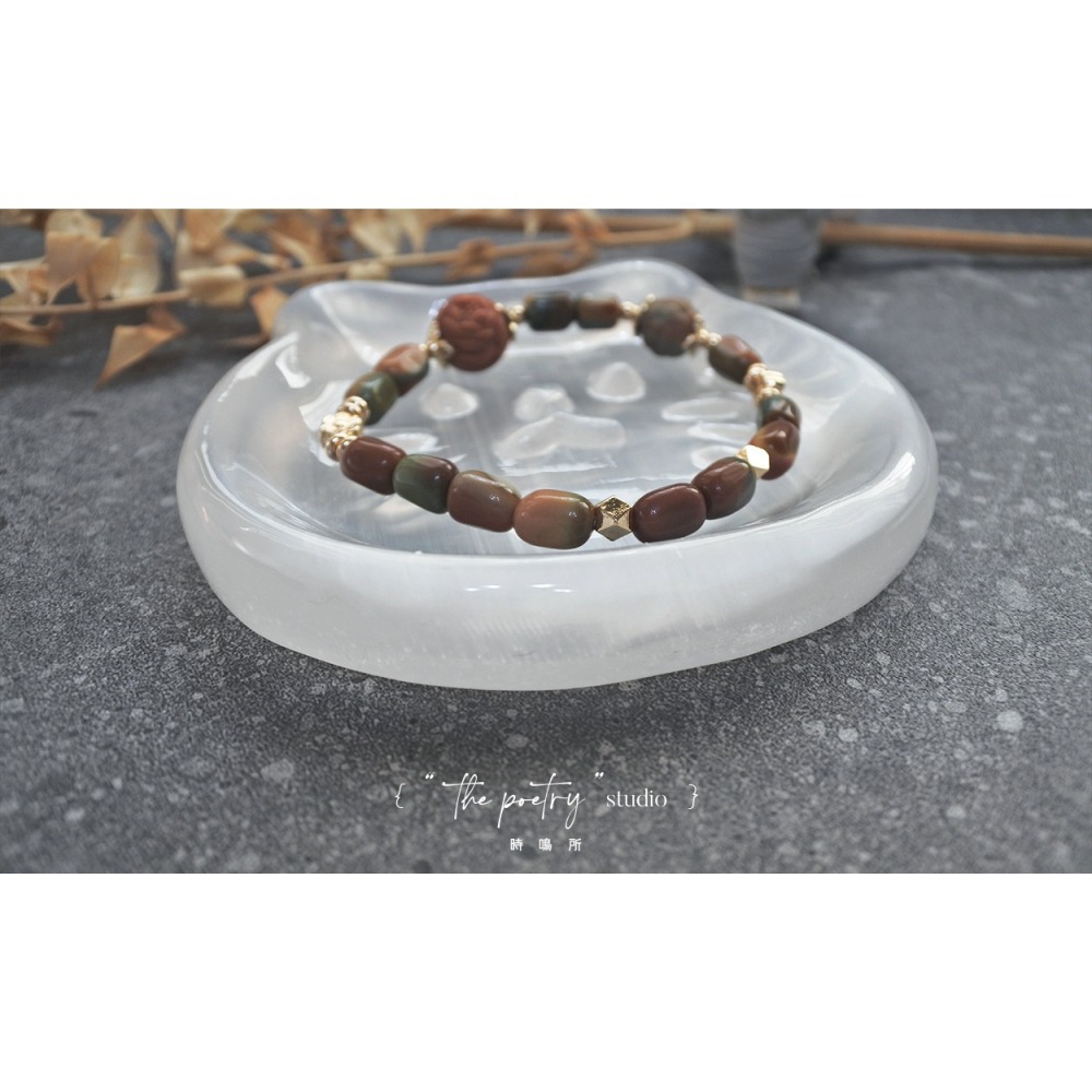 透石膏雕刻盤 - 貓貓頭（隨機出）不含手串-細節圖4