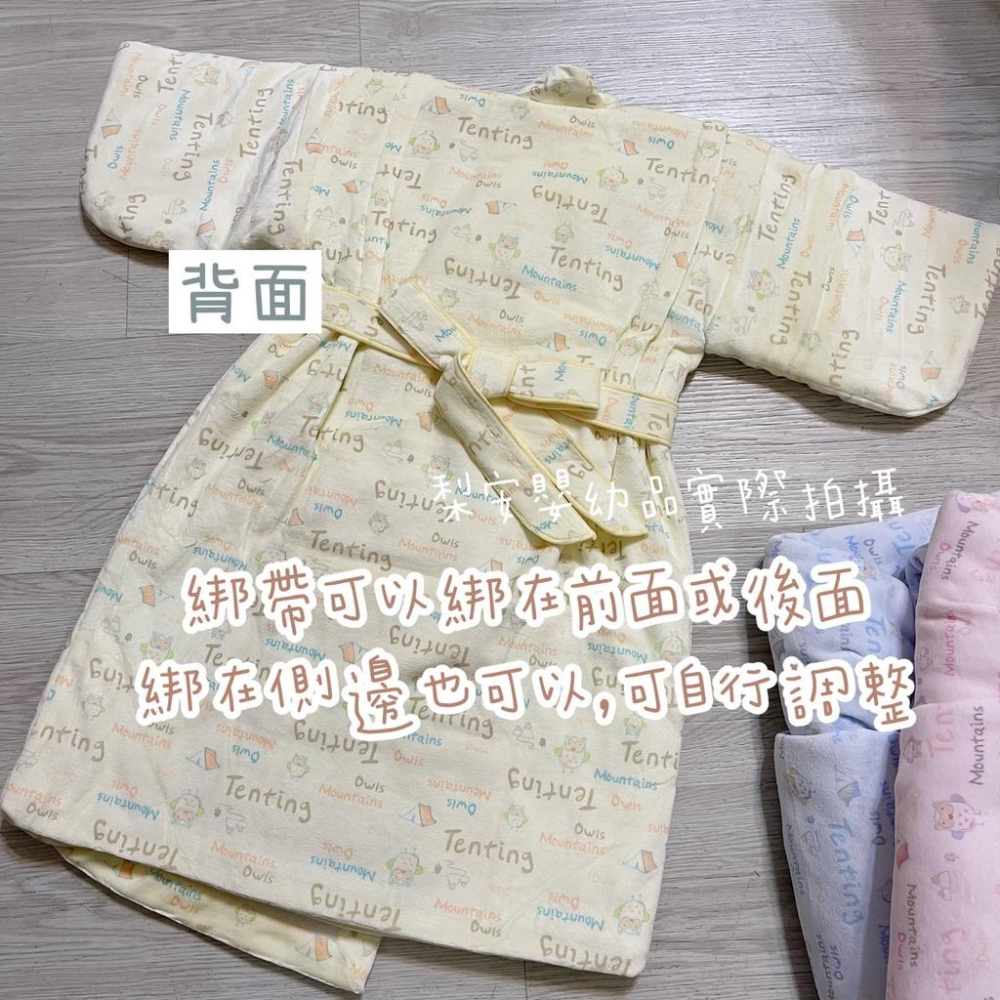爆厚★天啊這是棉被了吧！台灣製兒童居家綁帶活動睡覺長袍 厚外套 保暖外套-細節圖5