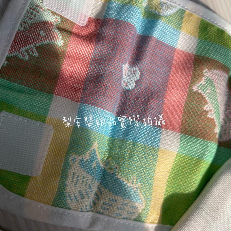 現貨/台灣製 森林刺蝟四層紗 嬰兒背巾兩側口水巾-細節圖4