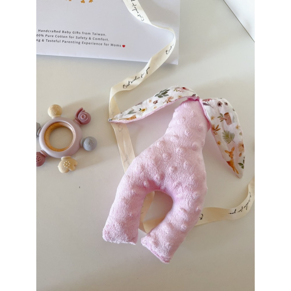 現貨 台灣製手工豆絨安撫兔 安心布料-規格圖7