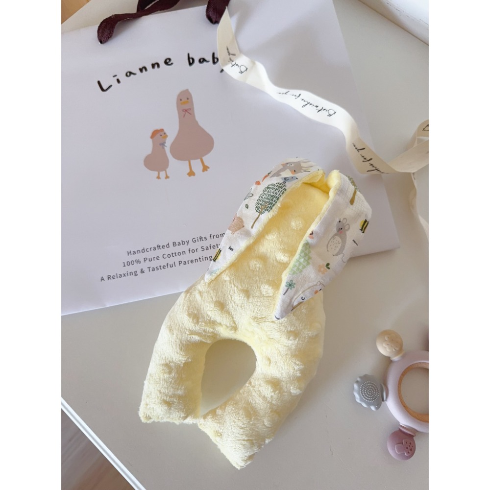 現貨 台灣製手工豆絨安撫兔 安心布料-規格圖7