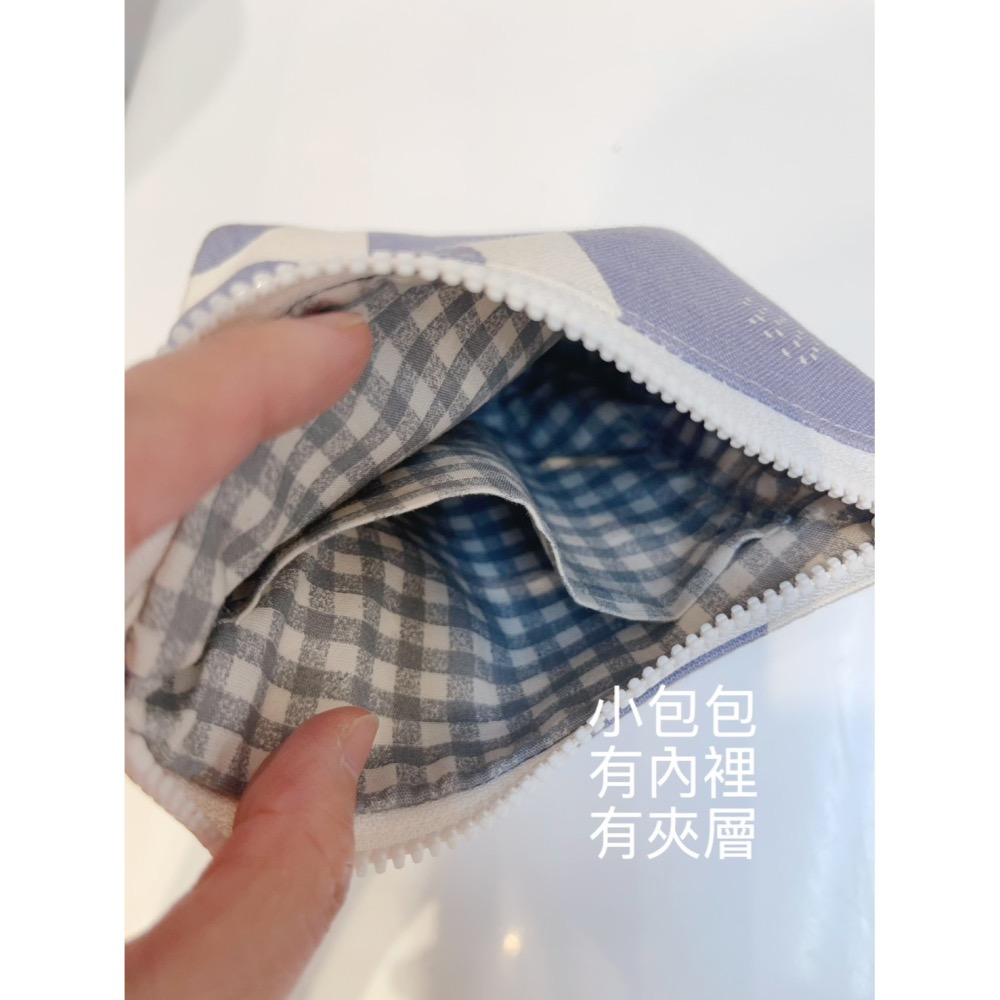 梨安手作小物包 日本印花紫芋麵包 萬用包-細節圖3
