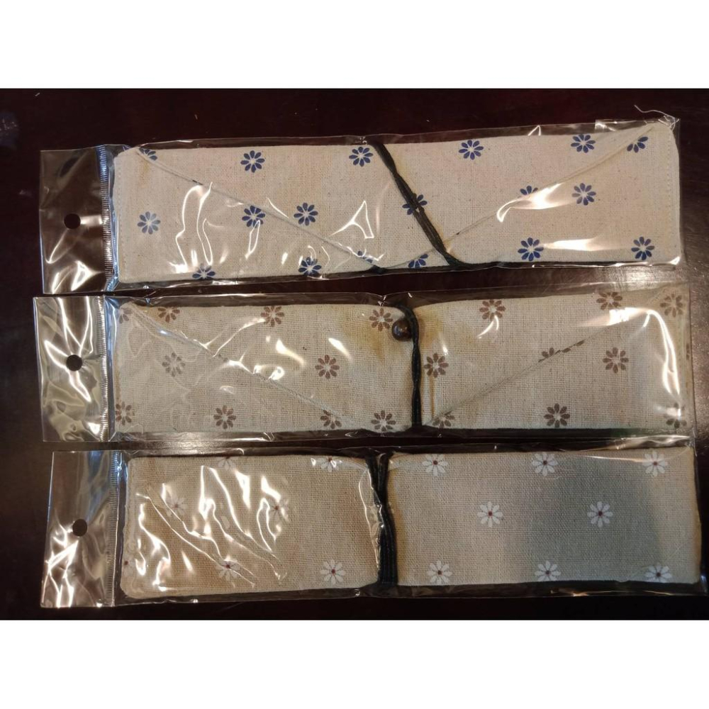【返璞小居】日式和風款環保筷加厚布套布筷套雙層布套勺筷布袋便攜餐具筷子勺子套裝手工純棉包裝袋-細節圖2