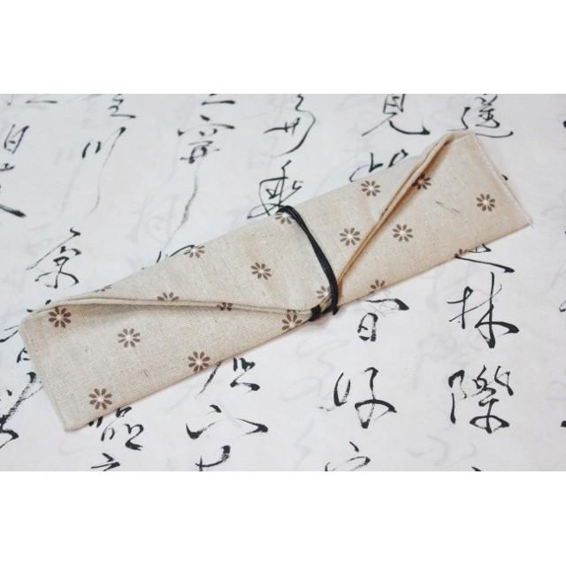 【返璞小居】日式和風款環保筷加厚布套布筷套雙層布套勺筷布袋便攜餐具筷子勺子套裝手工純棉包裝袋-細節圖4