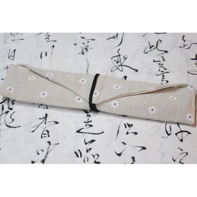 【返璞小居】日式和風款環保筷加厚布套布筷套雙層布套勺筷布袋便攜餐具筷子勺子套裝手工純棉包裝袋-細節圖5